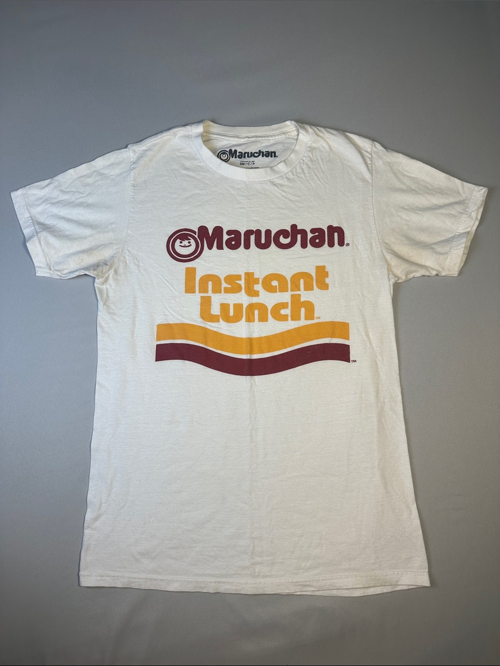 Maruchan Logo White Small Instant Lunch Graphic Tee Ramen